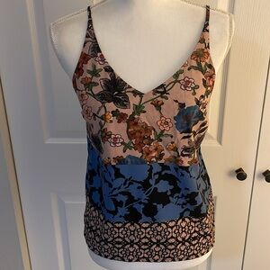 TOPSHOP Women’s SZ 4 Floral Halter Top